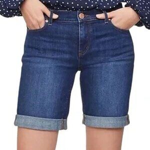 Ann Taylor LOFT Cuffed Denim Short